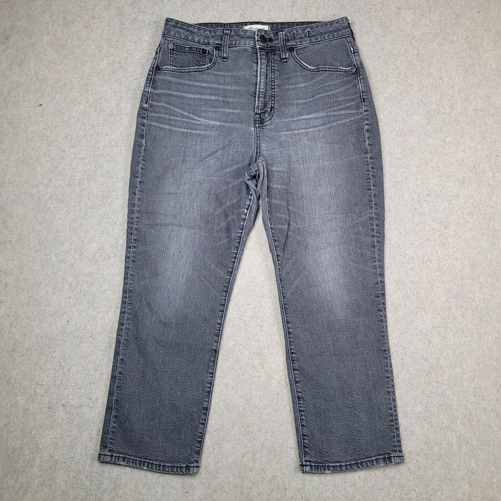 Madewell The Curvy Vintage Jeans Size 29P Gray‎ Denim Measured 30x23